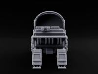 Dome-Topped Piston-Vented Sci-Fi Walker Transport turntable
