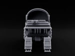 Dome-Topped Piston-Vented Sci-Fi Walker Transport turntable