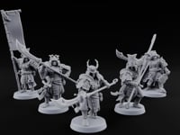 Glave Bearing Ashigaru Warriors turntable