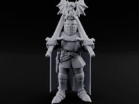 Twin Blades Crossed Human Knight turntable