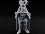 Twin Blades Crossed Human Knight turntable