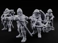 Crossbow Cranking Human Crossbowmen turntable