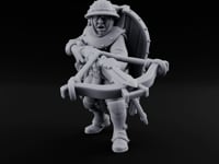 Crossbow Cranking Human Crossbowman B turntable