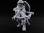 Crossbow Cranking Human Crossbowman B turntable