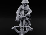 Crossbow Cranking Human Crossbowman D turntable