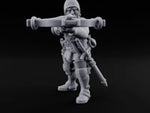 Crossbow Cranking Human Crossbowman C turntable
