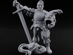 Helmet Tucked Serpent Stomping Human Captain turntable