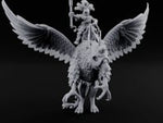 Axe Aloft Griffin Riding Human Emperor on Griffin turntable
