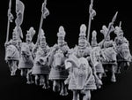 Lance And Sword Charging Human Knights on Horseback turntable
