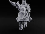 Lance And Sword Charging Human Knight on Horseback C turntable