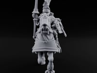 Lance And Sword Charging Human Knight on Horseback B turntable