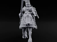 Lance And Sword Charging Human Knight on Horseback E turntable