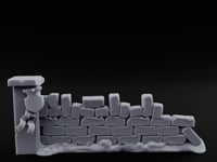 Battle-Scarred Shield-Strewn Battlefield Barricade Ruin C turntable