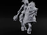 Mace Dangling Spike Helmed Skeleton Knight on Horseback turntable
