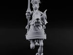 Lance Bearing Plumed Helmed Human Knight on Horseback B turntable