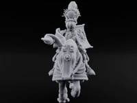 Lance Bearing Plumed Helmed Human Knight on Horseback C turntable