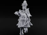 Lance Bearing Plumed Helmed Human Knight on Horseback C turntable