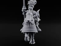 Lance Bearing Plumed Helmed Human Knight on Horseback D turntable