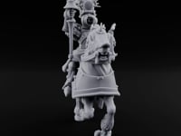 Lance Bearing Plumed Helmed Human Knight on Horseback F turntable