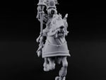 Lance Bearing Plumed Helmed Human Knight on Horseback F turntable