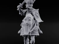 Lance Bearing Plumed Helmed Human Knight on Horseback G turntable