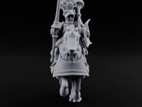 Lance Bearing Plumed Helmed Human Knight on Horseback H turntable