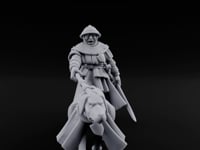Dog Leash Tugging Human Man-at-Arms turntable