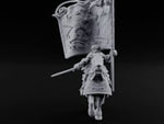 Griffin Banner Charging Human Battle Standard Bearer turntable