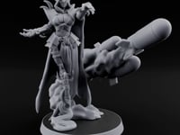 Cannon Conjuring Robed Artillery Witch A turntable
