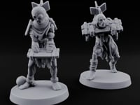 Cross Bound Shackled Human Prisoners turntable