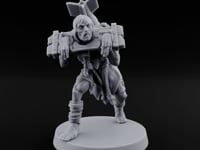 Cross Bound Shackled Human Prisoner B turntable