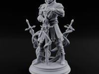 Blades Orbiting Human Spellsword turntable