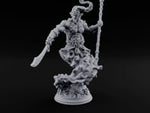 Staff Raising Blade Swinging Djinni Warrior turntable