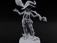 Spell Slinging Human Witch turntable