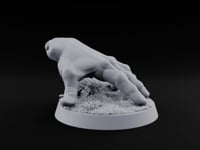 Fingers Splayed Creeping Crawling Claw turntable