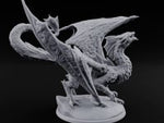 Wings Spread Roaring Iridescent Dragon turntable