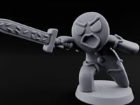 Angry Brawling Gingerbread Warrior D turntable