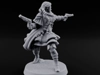 Dual Pistols Blazing Human Gunslinger turntable