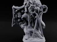 Skull Key Clutching Hag Witch turntable
