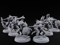 Blowpipe Blasting Lizardfolk Warriors turntable