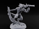 Blowpipe Blasting Lizardfolk Warrior A turntable