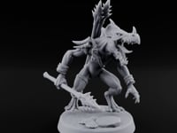 Blowpipe Blasting Lizardfolk Warrior D turntable