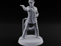 Pistol Levelled Human Captain turntable