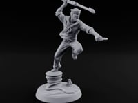 Boathook Swinging Human Sailor turntable