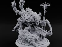 Staff Clutching Claw Raising Tlincalli Shaman turntable