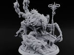 Staff Clutching Claw Raising Tlincalli Shaman turntable