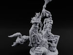 Ruin Mounted Mace Raising Androsphinx A turntable
