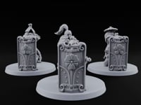 Tower Shield Lugging Ashigaru Shield Bearers turntable