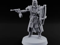 Rifle Bearing Steampunk Templar D turntable