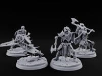 Blade And Axe Brandishing Skeleton Warriors turntable